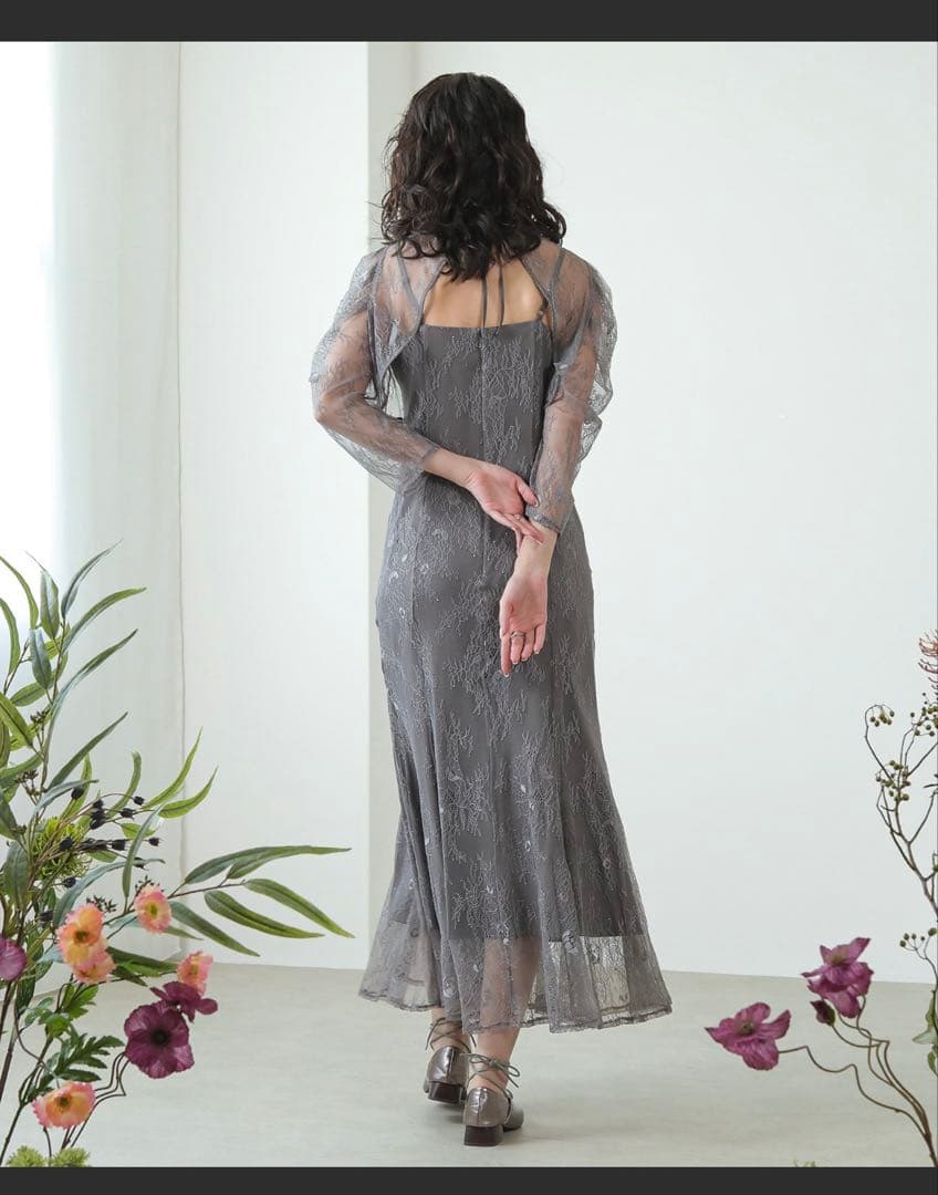 【ribbonさん専用】3way レースボレロセット フレア パーティー ドレス