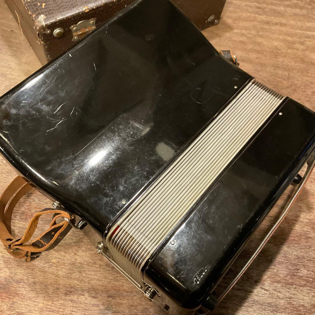 YAMAHA ヤマハ アコーディオン 25鍵盤 BLACK ブラック 黒 レトロ