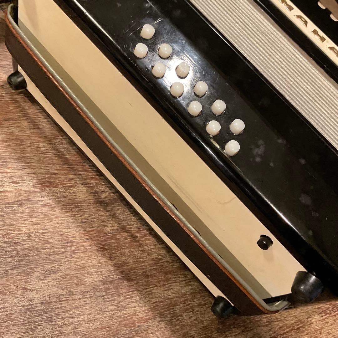 YAMAHA ヤマハ アコーディオン 25鍵盤 BLACK ブラック 黒 レトロ