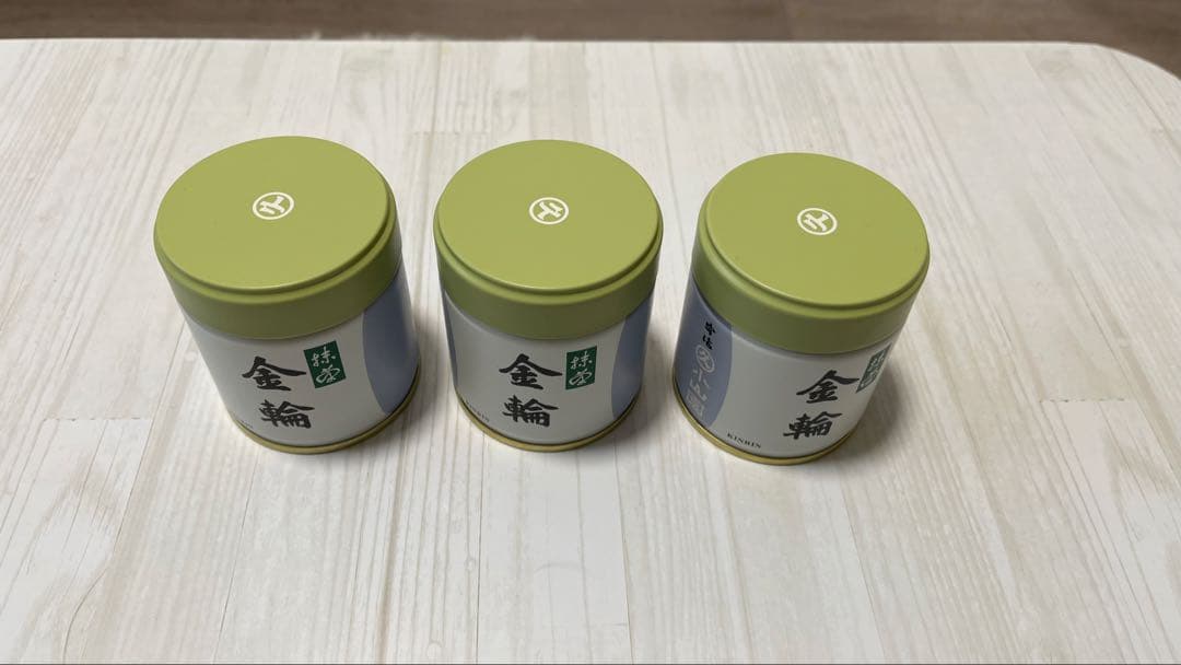 丸久小山園 金輪 抹茶 40g缶3個