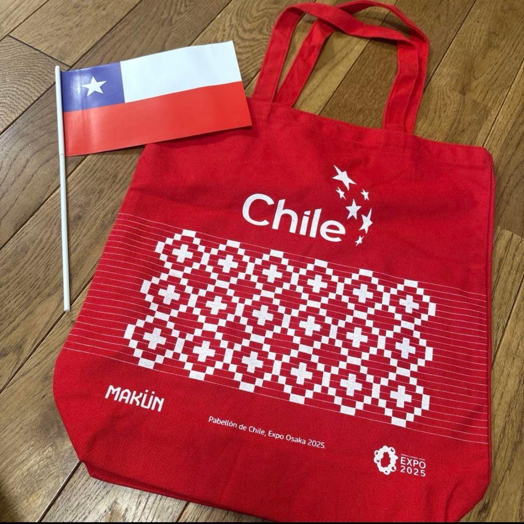 チリ国旗デザイン トートバッグ セット