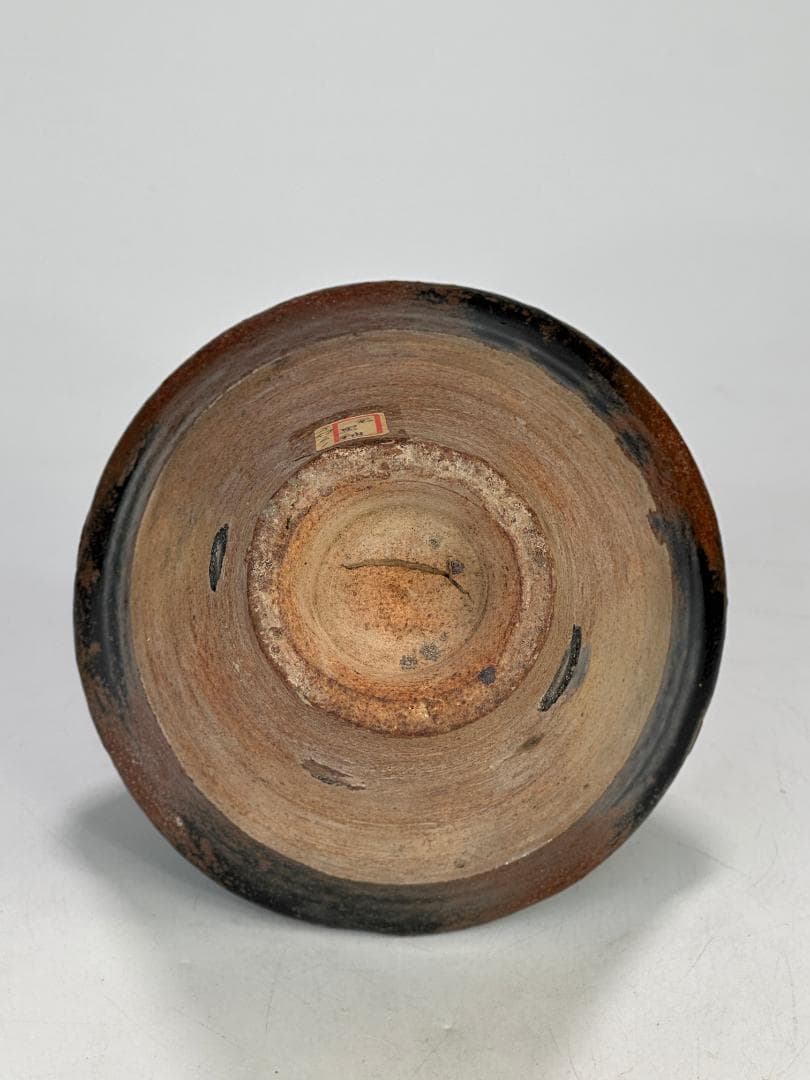 中国美術　元時代　黒釉　花瓶　花器　華道具