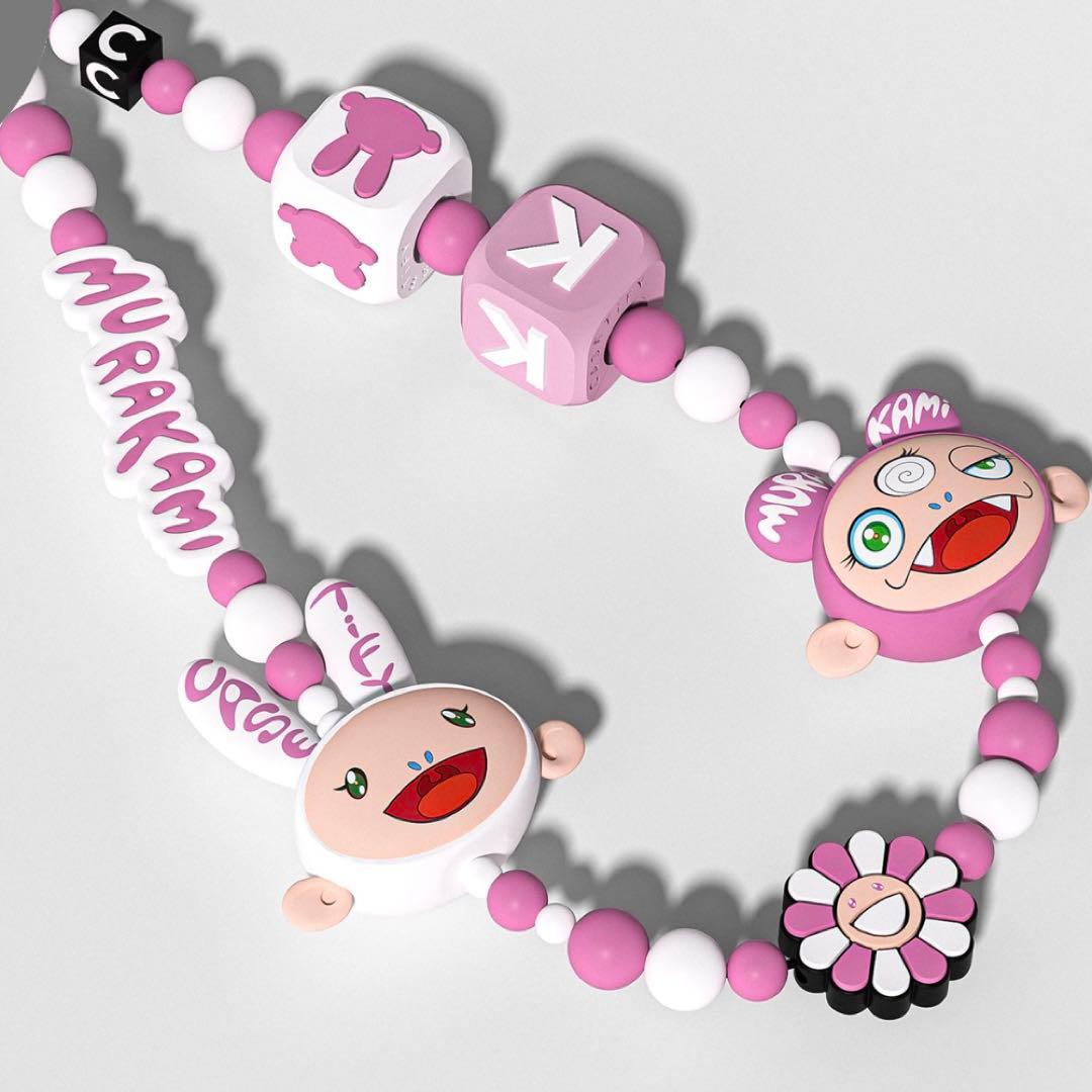 CASETiFY 村上隆 コラボ スマホストラップ＆チャームキューブ ピンク