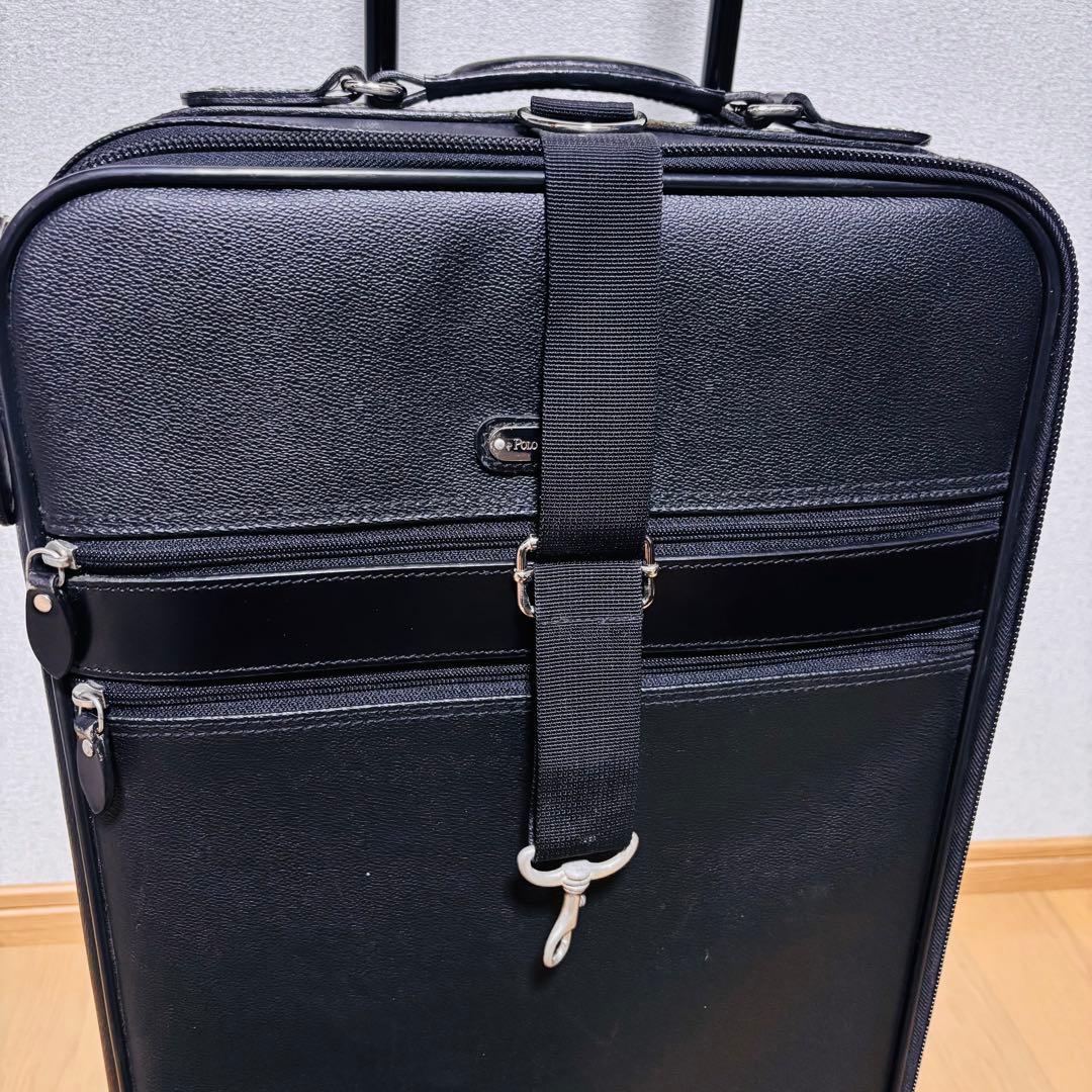kmyss811様用【レア物 】ポロ　ラルフローレン レザー キャリーケース　黒