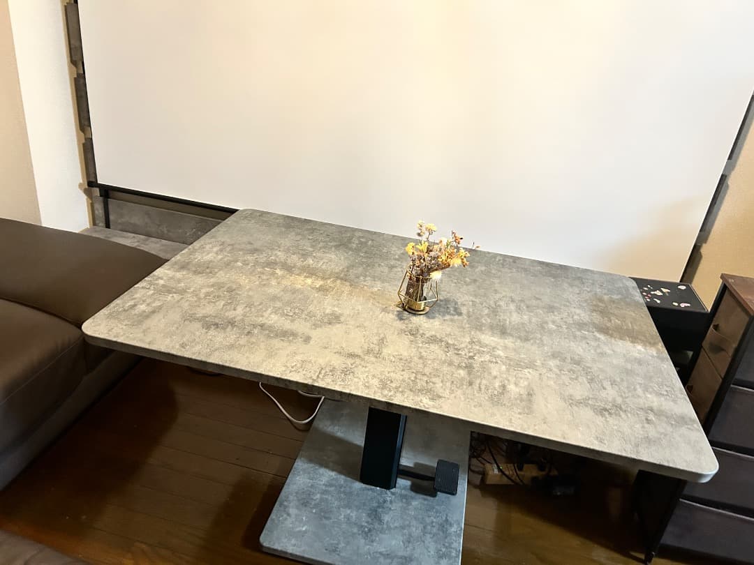 M⭐︎ストーングレーダイニングテーブル