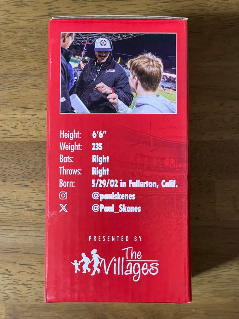 ポールスキーンズ　ルーキーイヤーボブルヘッド　球場配布