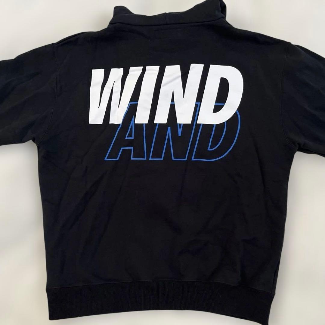 WIND AND SEA SEAロゴパーカー Lサイズ ブラック