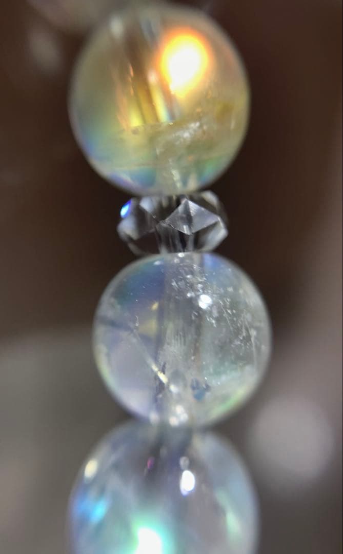 ★純子様★ ホワイトラブラドライト　マダガスカル産 ブレスレット