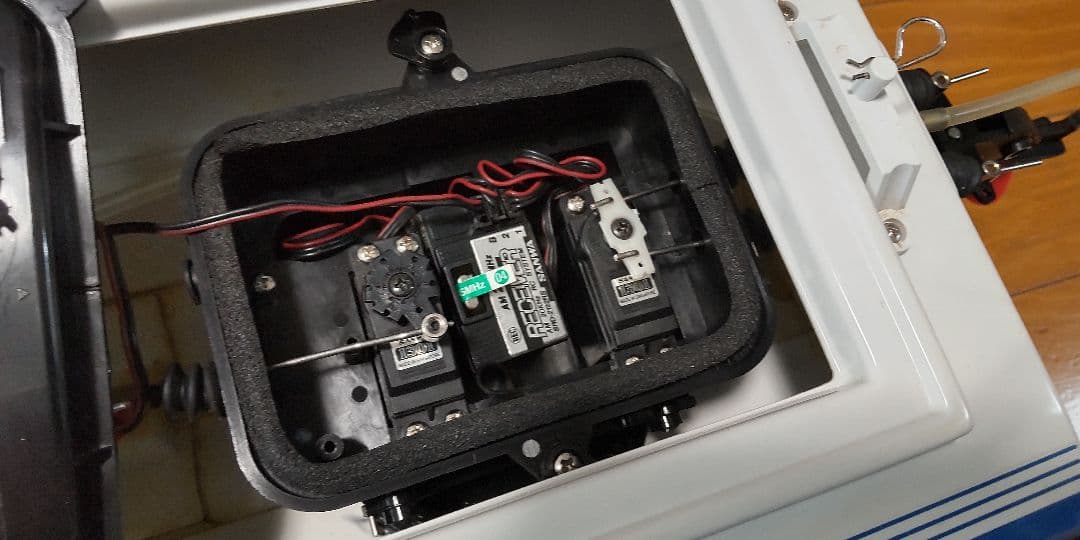 京商　KYOSHO RCレーシング GPボート　ラジコン　メカ付　エンジン完動