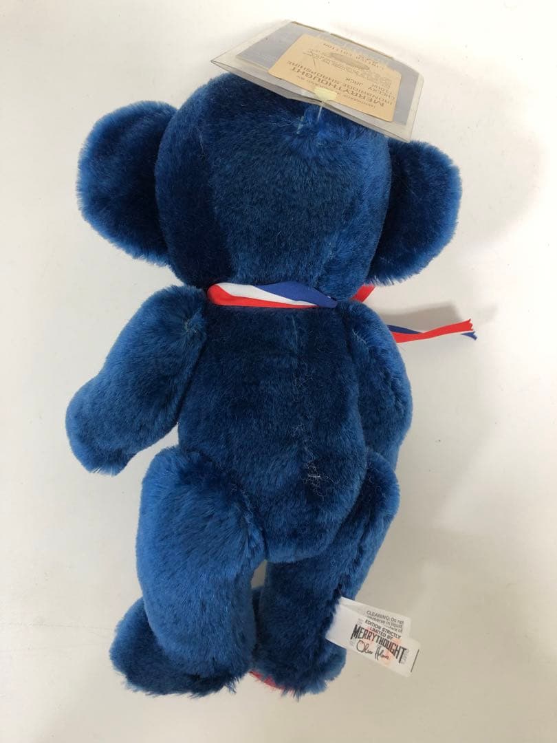 メリーソート社　チーキージャック　ブルー テディベア　ぬいぐるみ