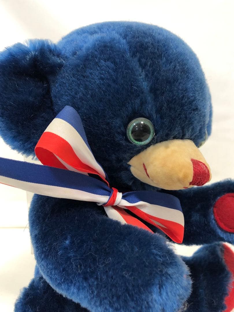 メリーソート社　チーキージャック　ブルー テディベア　ぬいぐるみ