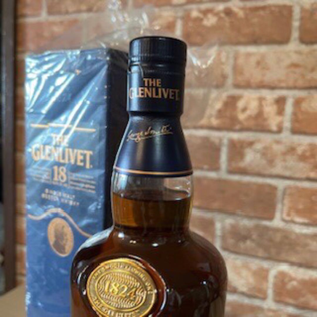 THE GLENLIVET 18年 シングルモルトウイスキー 700ml未開封