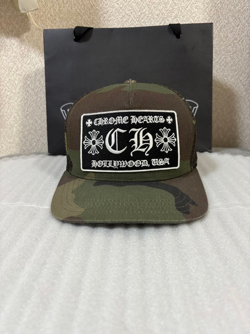 美品　クロムハーツキャップ　カモフラ　迷彩　正規品