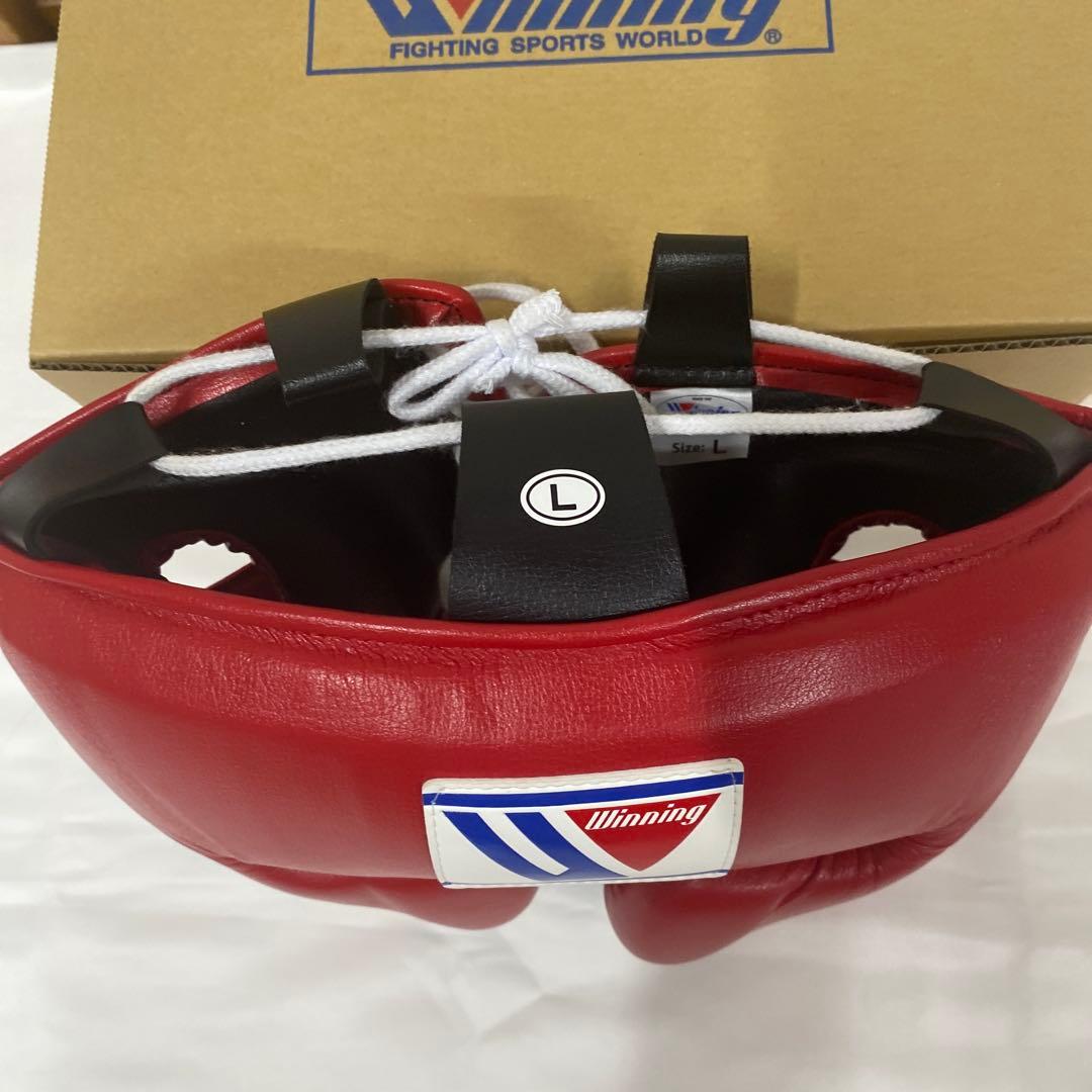 Winning ヘッドギア レッド Lサイズ