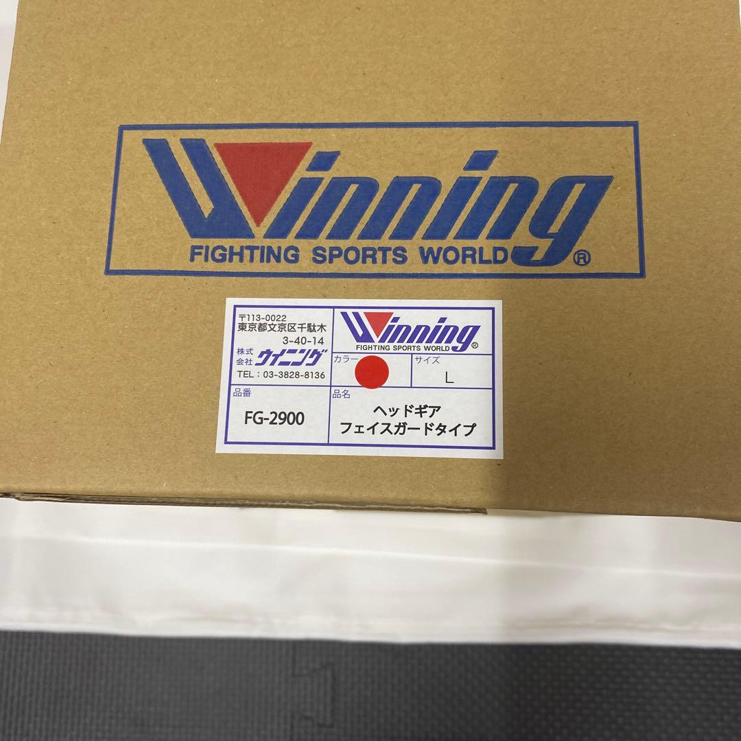 Winning ヘッドギア レッド Lサイズ