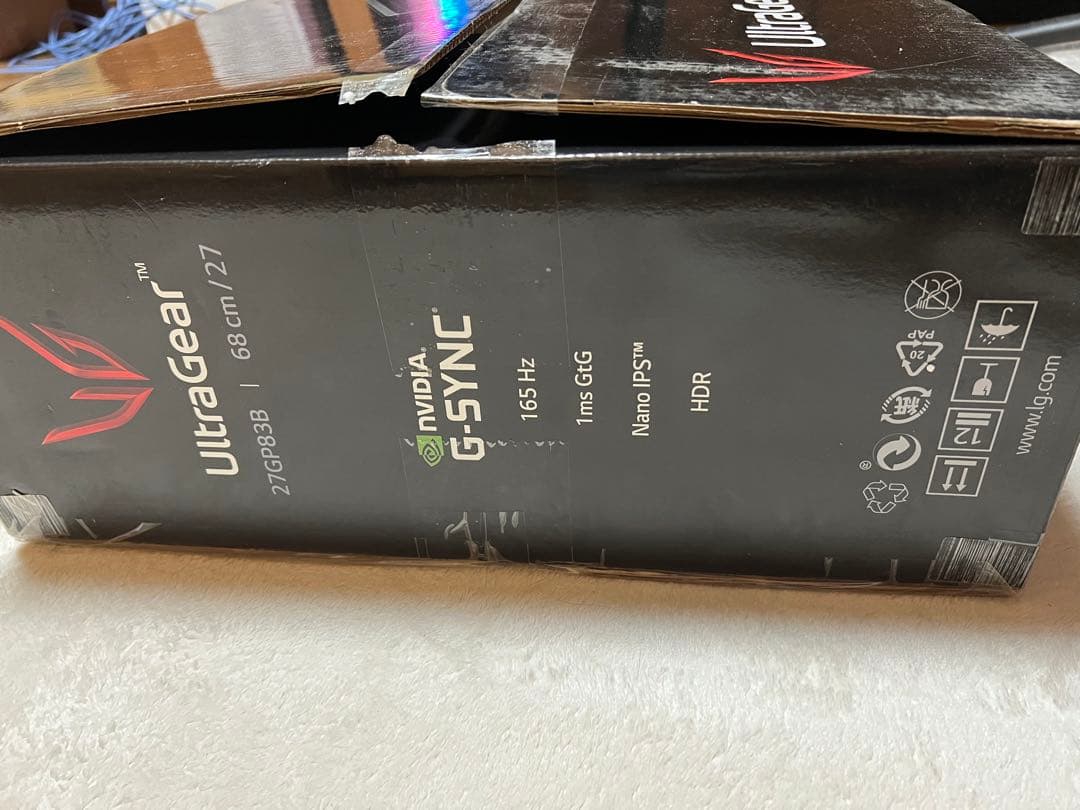 LG UltraGear 27インチ　モニター　WQHD 165Hz