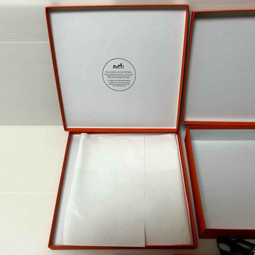 【 美品 】エルメス 空箱 4点まとめ売り ヒールの巾着袋付き
