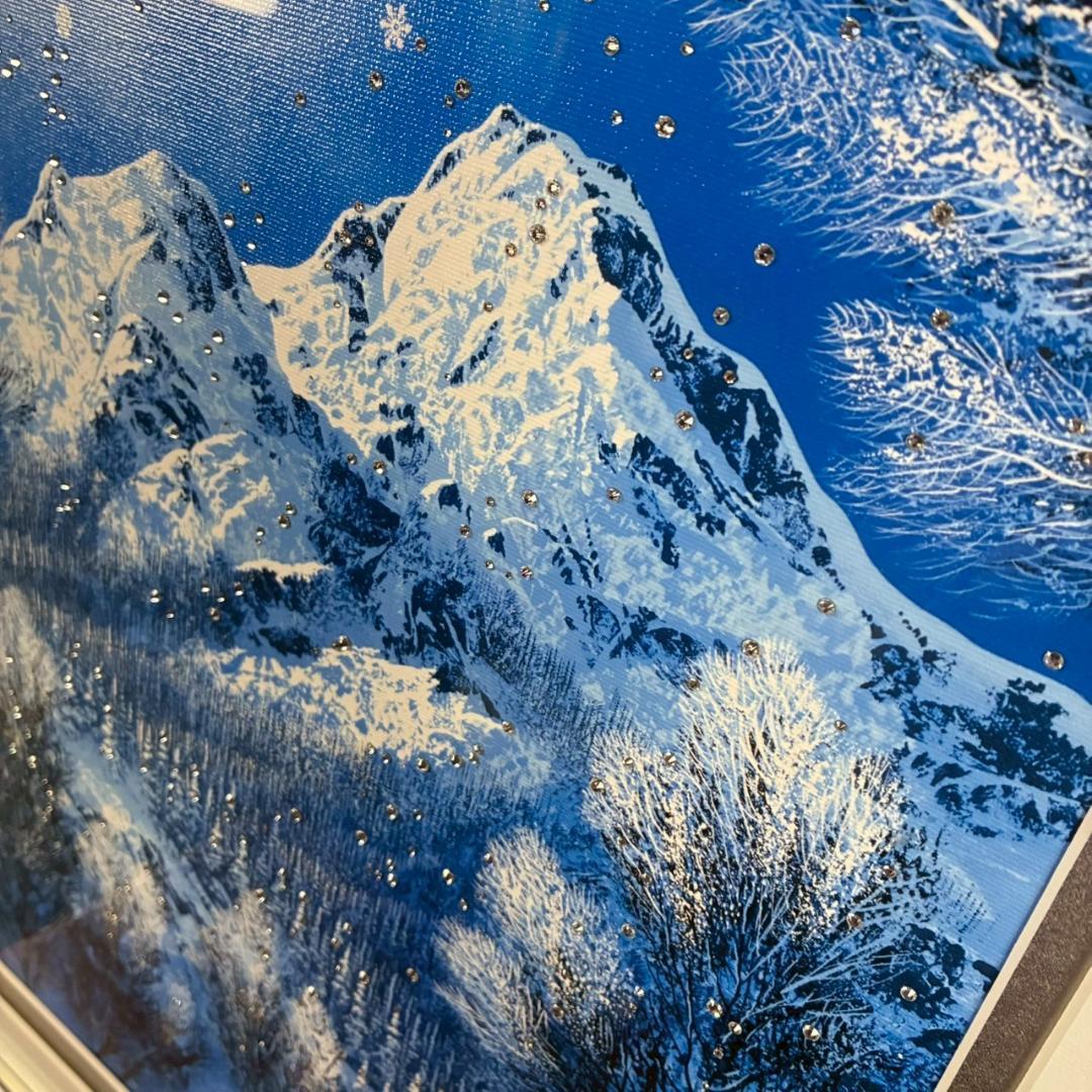 【最終値下げ】美品 ジョン・ラッテンベリー「クリスタル〜」ジクレ+スワロフスキー