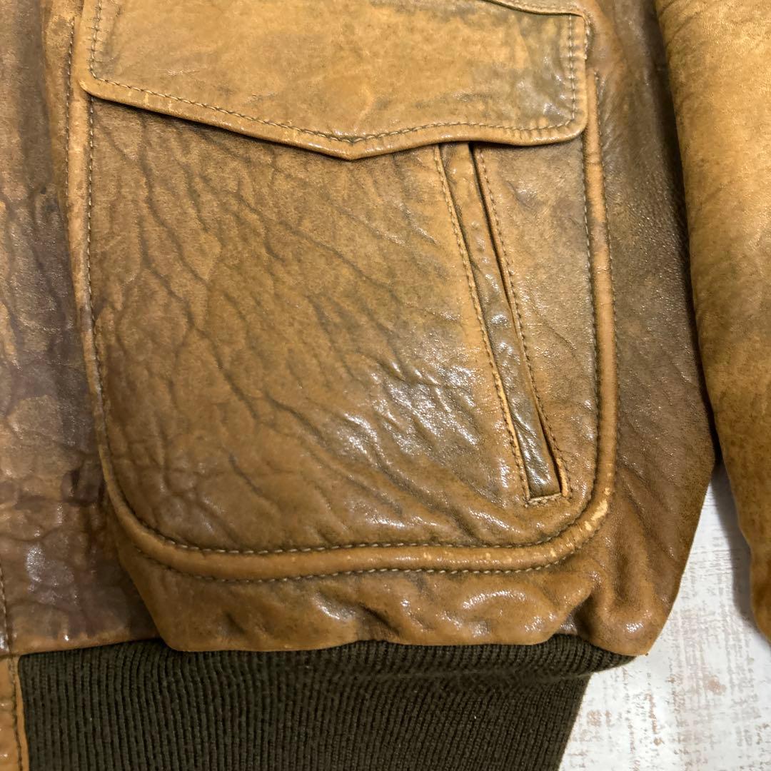 ダ*ー様 80S アヴィレックス A-2レザージャケット トップガンAVIREX