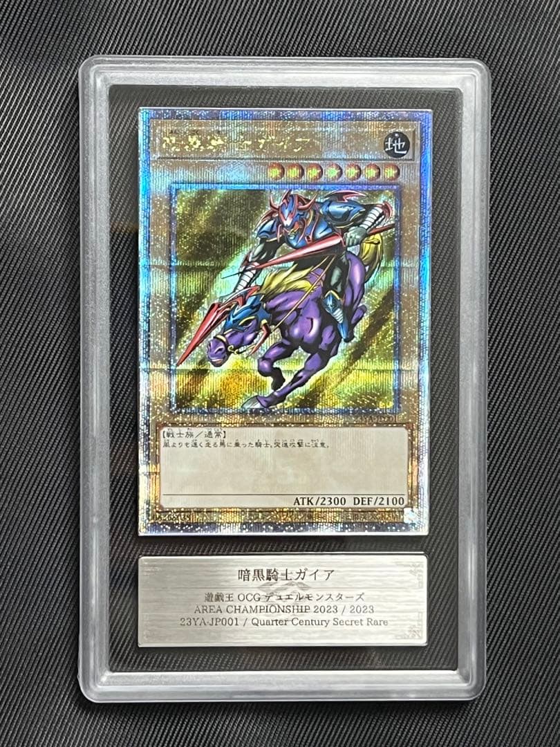 遊戯王　暗黒騎士ガイア　25thシークレットレア ARS10＋　5つ目