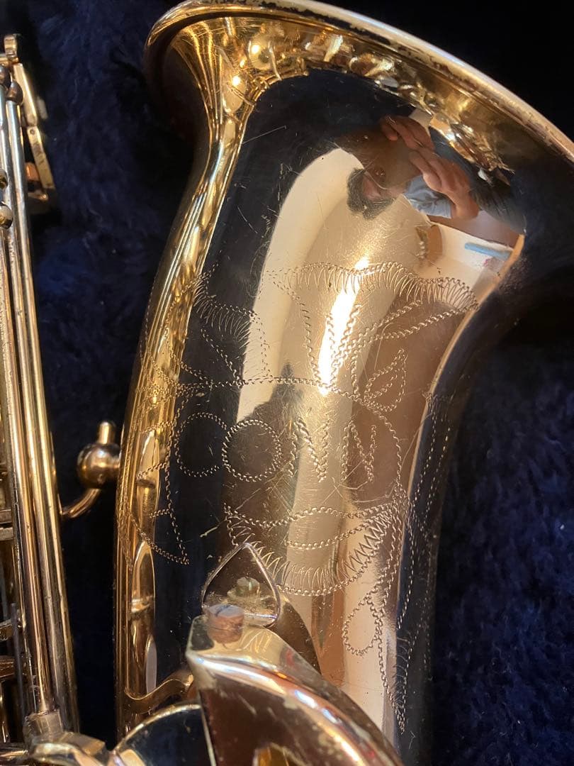 conn アルトサックス　整備前　現状品　マウスピース　リガチャー　キャップなど