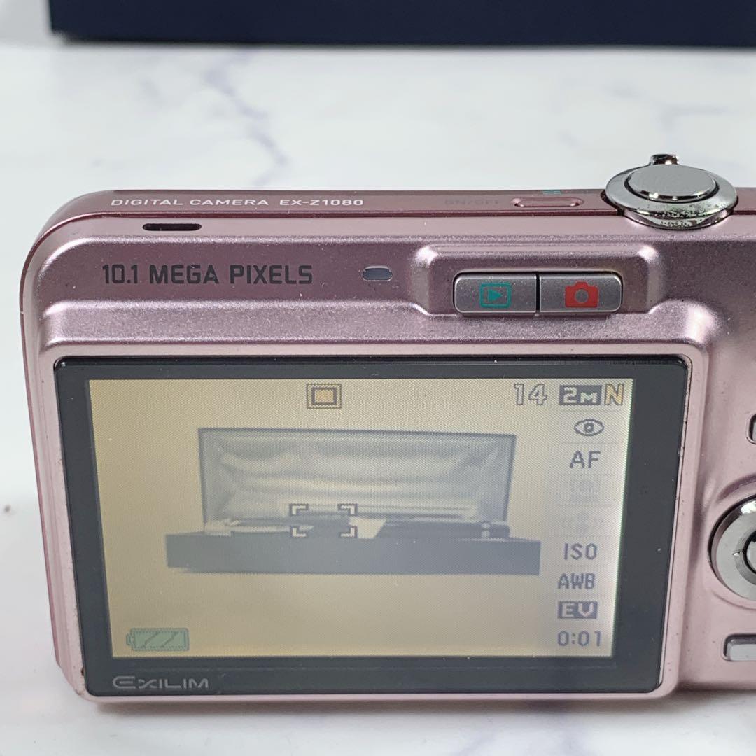【極上美品】CASIO EXILIM EX-Z1080 コンデジ ピンク