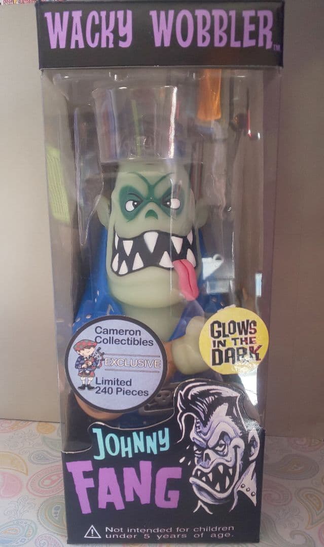 【値引NG】超激レアコミコン240体蓄光限定Johnny Fangボビングヘッド