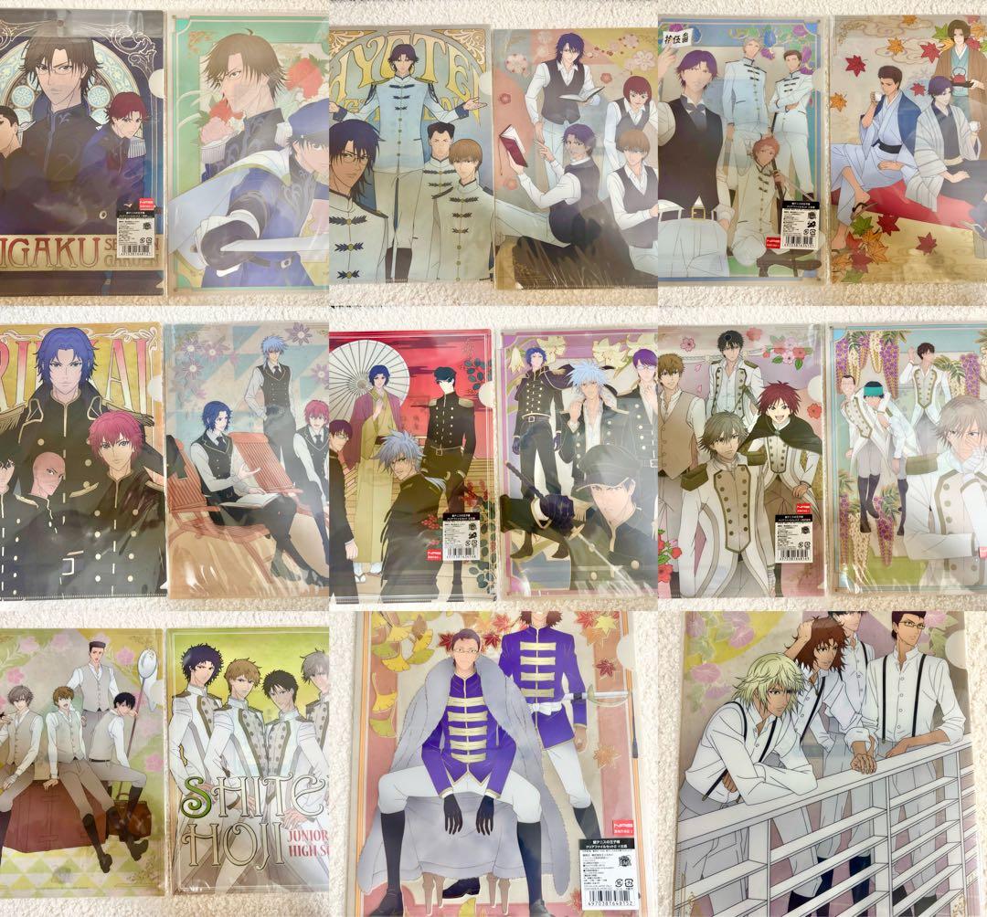 【未開封】テニプリ　庭球浪漫 クリアファイル 青学氷帝 立海 四天宝寺 比嘉