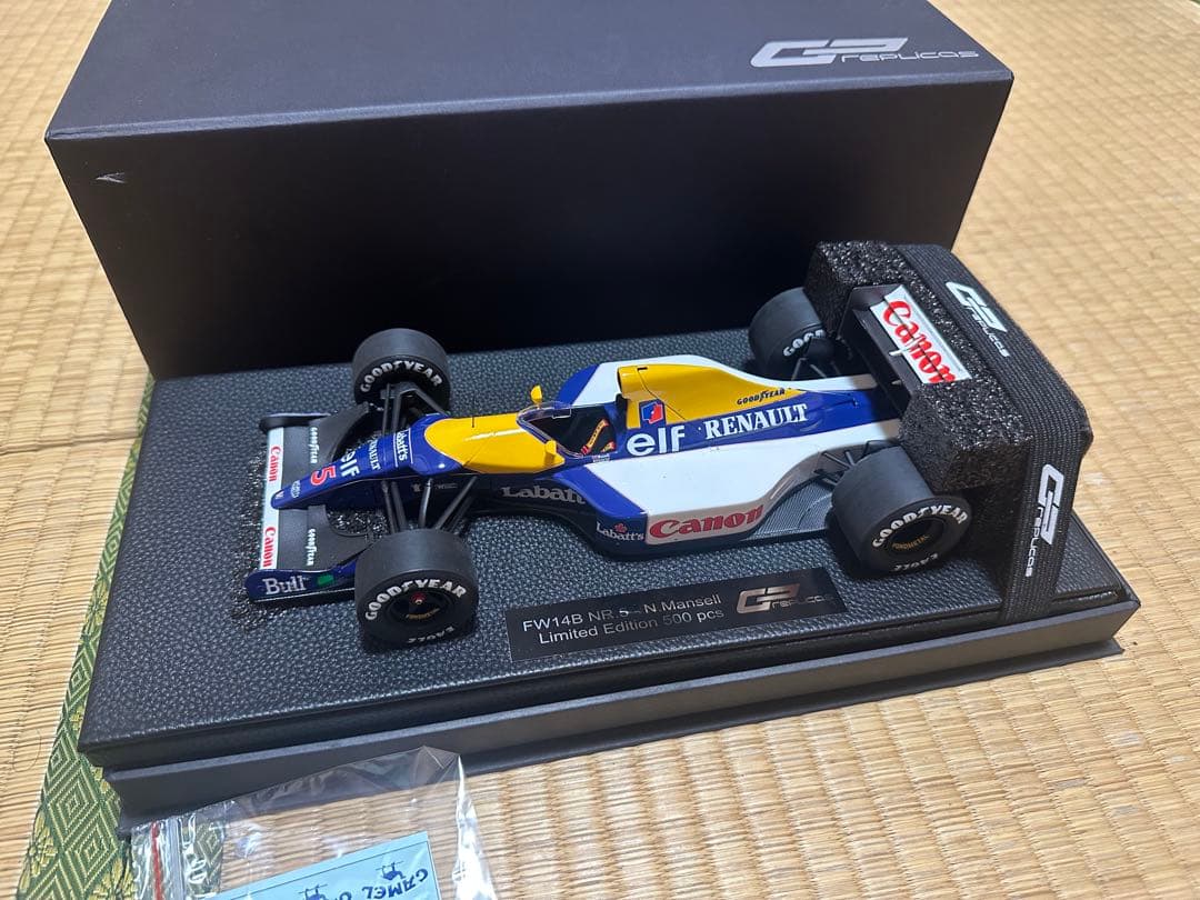 GPreplicas 1/18 ウィリアムズ ルノー FW14B N.マンセル