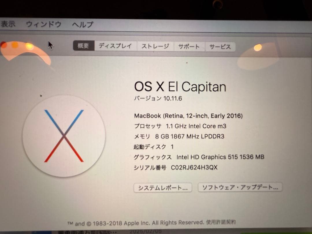 中国版　Apple MacBook本体 ローズゴールド12インチ256GB