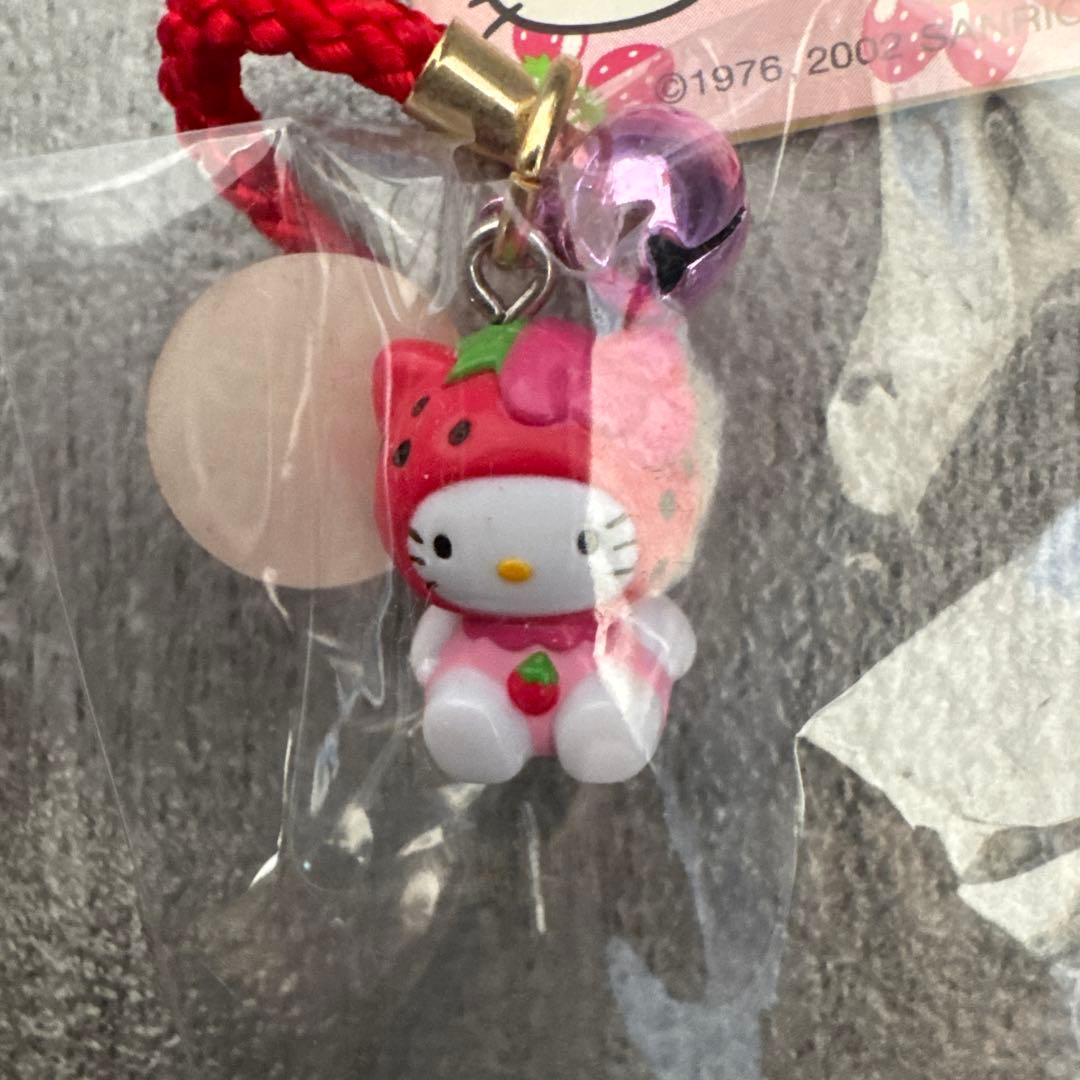 ハローキティ　ご当地　栃木限定 いちごキティ 根付け　ストラップ