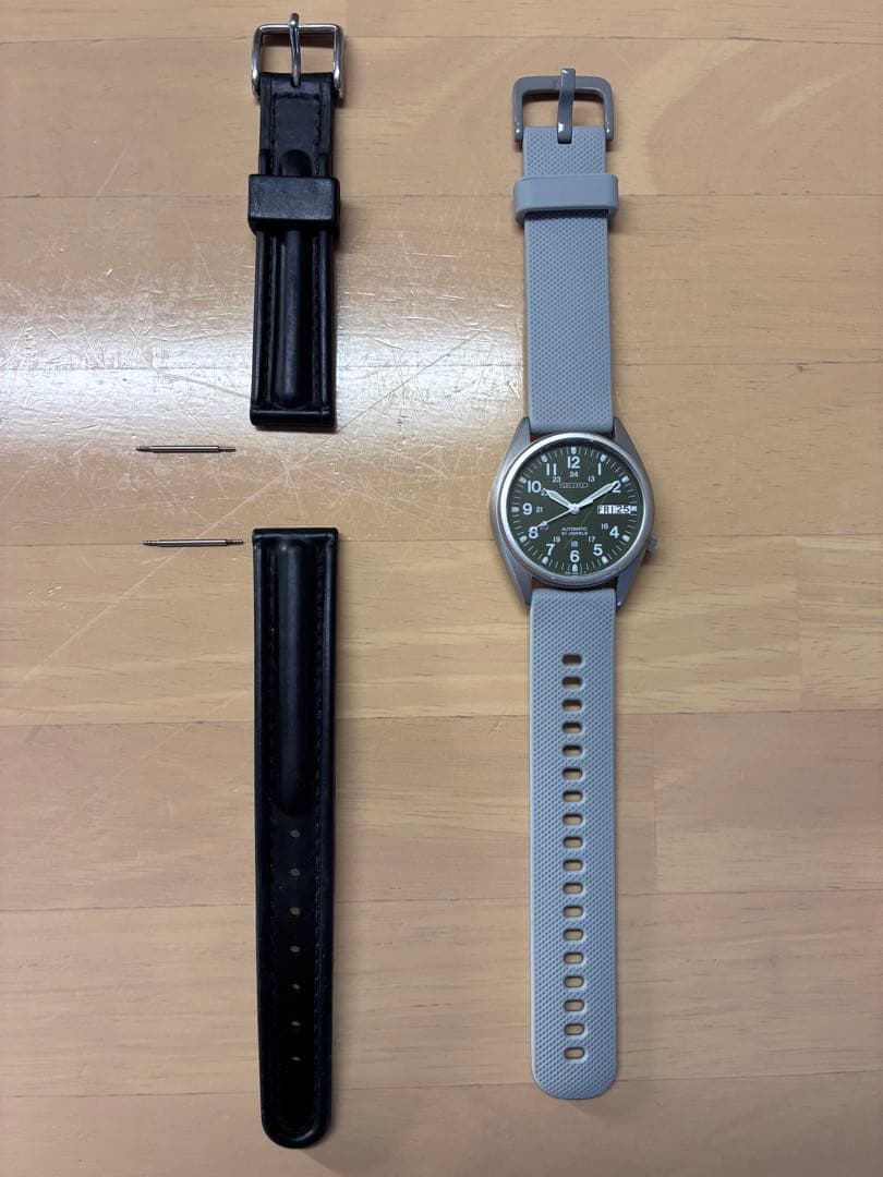 SEIKO 自動巻き時計 ミリタリー風　デイデイト 7S26 - 1684