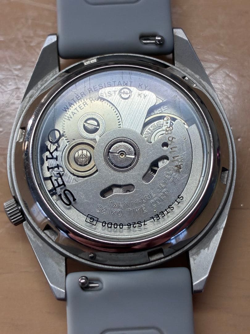 SEIKO 自動巻き時計 ミリタリー風　デイデイト 7S26 - 1684