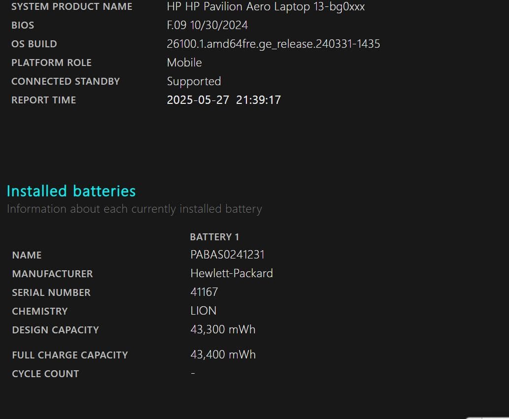 HP Pavilion Aero 13-bg 16GB 付属品あり