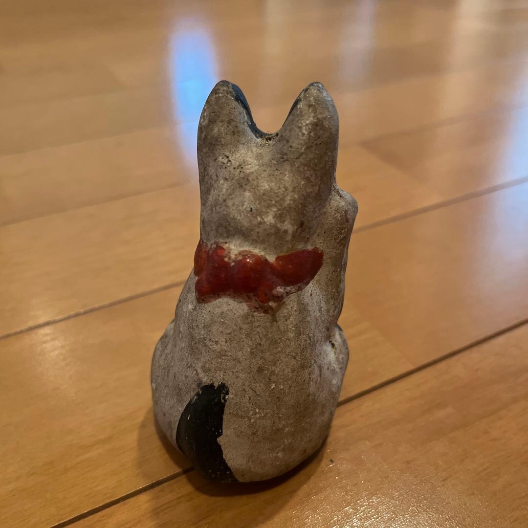 陶器　招き猫　置物　土人形　伝統工芸品