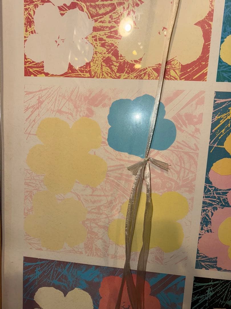 アンディウォーホル　フラワー　公式複製　特大