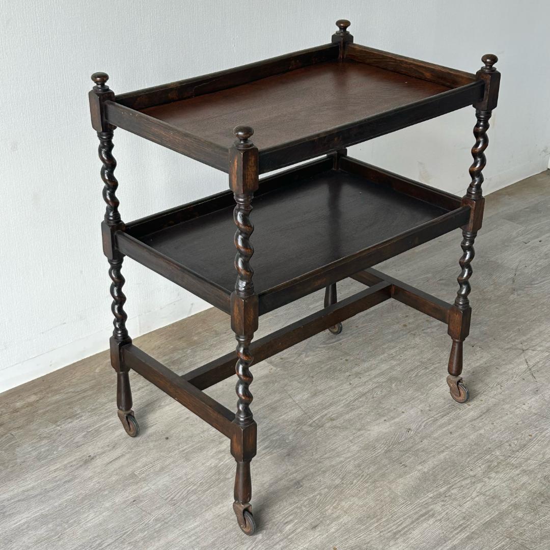イギリス アンティーク 家具 ティー トローリー 1930年頃 615A