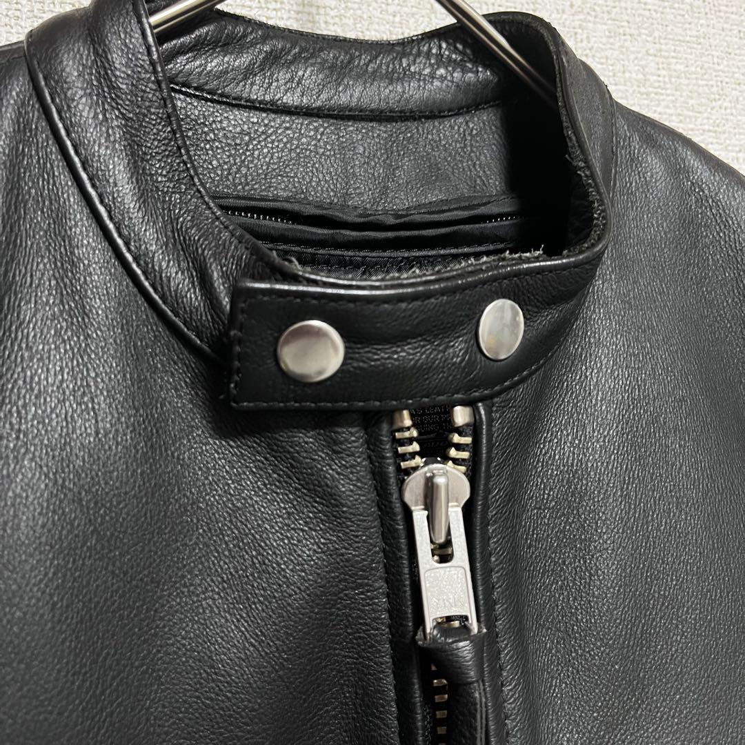 カドヤ　レザー　ライダースジャケット　シングル　ブラック　L ライナー 2way