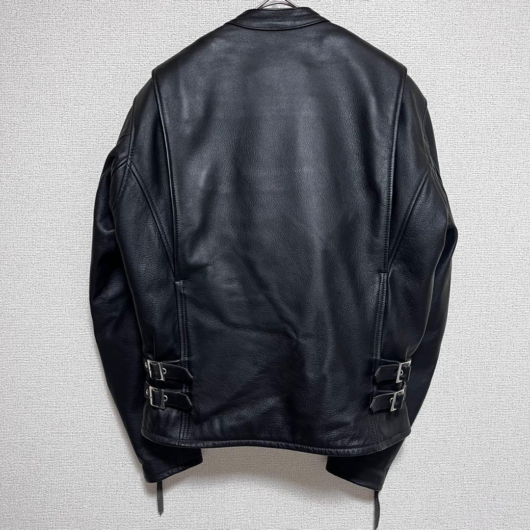 カドヤ　レザー　ライダースジャケット　シングル　ブラック　L ライナー 2way