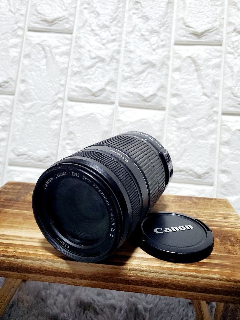 CANON EF-S 55-250mm 1:4-5.6レンズ　IS II