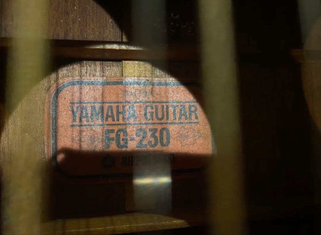 Yamaha FG-230 12弦 赤ラベル　Shadowピックアップ付き