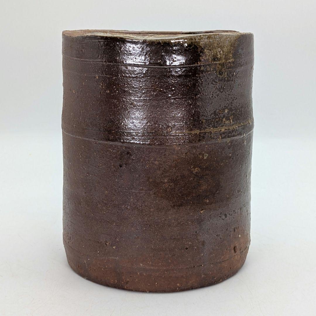 人間国宝 藤原啓 備前焼 水指 共箱共布栞 抹茶道具 茶器 塗り蓋 食器 水差