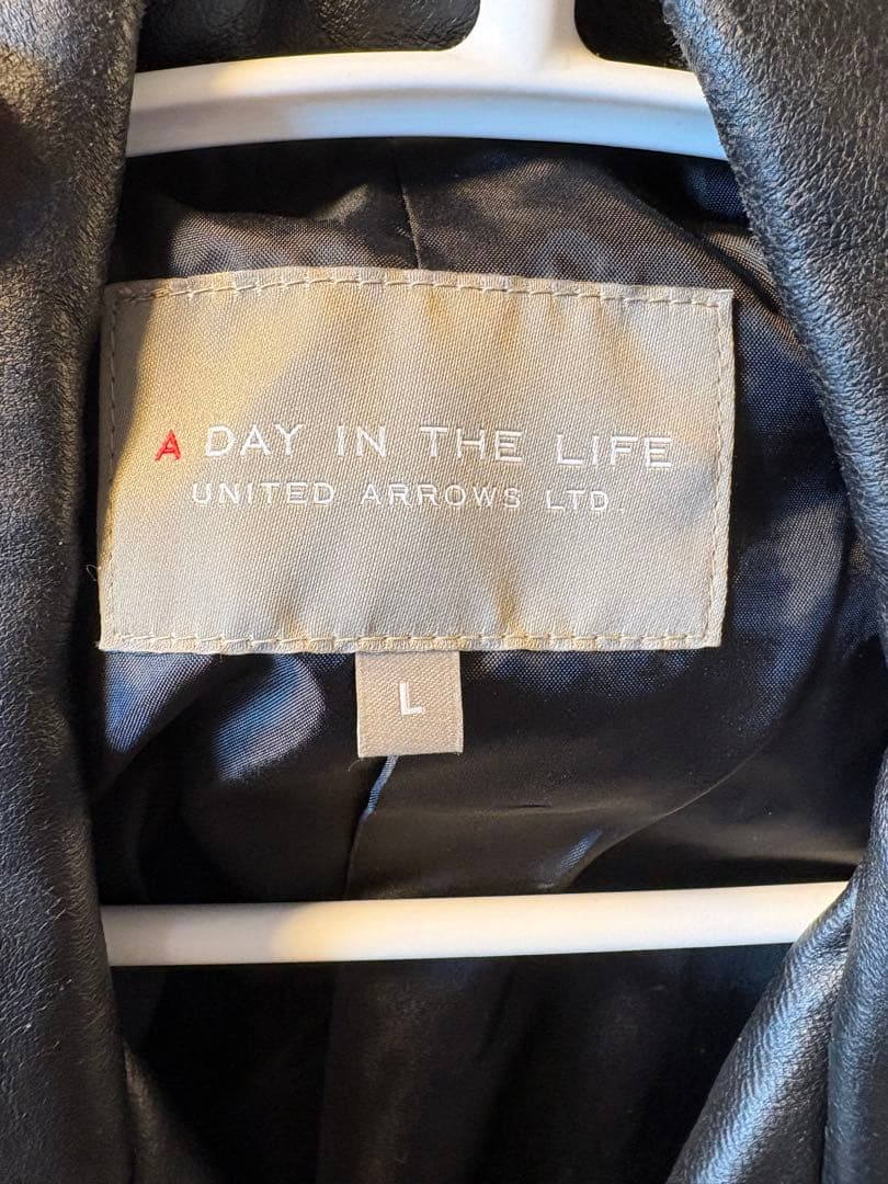 値下げ　UNITED ARROWS山羊革ジャケット(L)