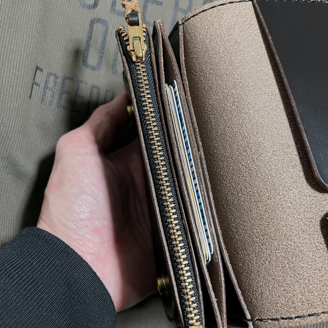 トラッカーウォレット ミドルトラッカーウォレット クロムエクセル 茶芯 #345