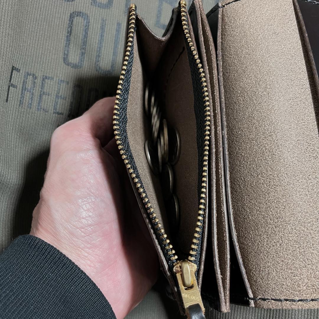 トラッカーウォレット ミドルトラッカーウォレット クロムエクセル 茶芯 #345