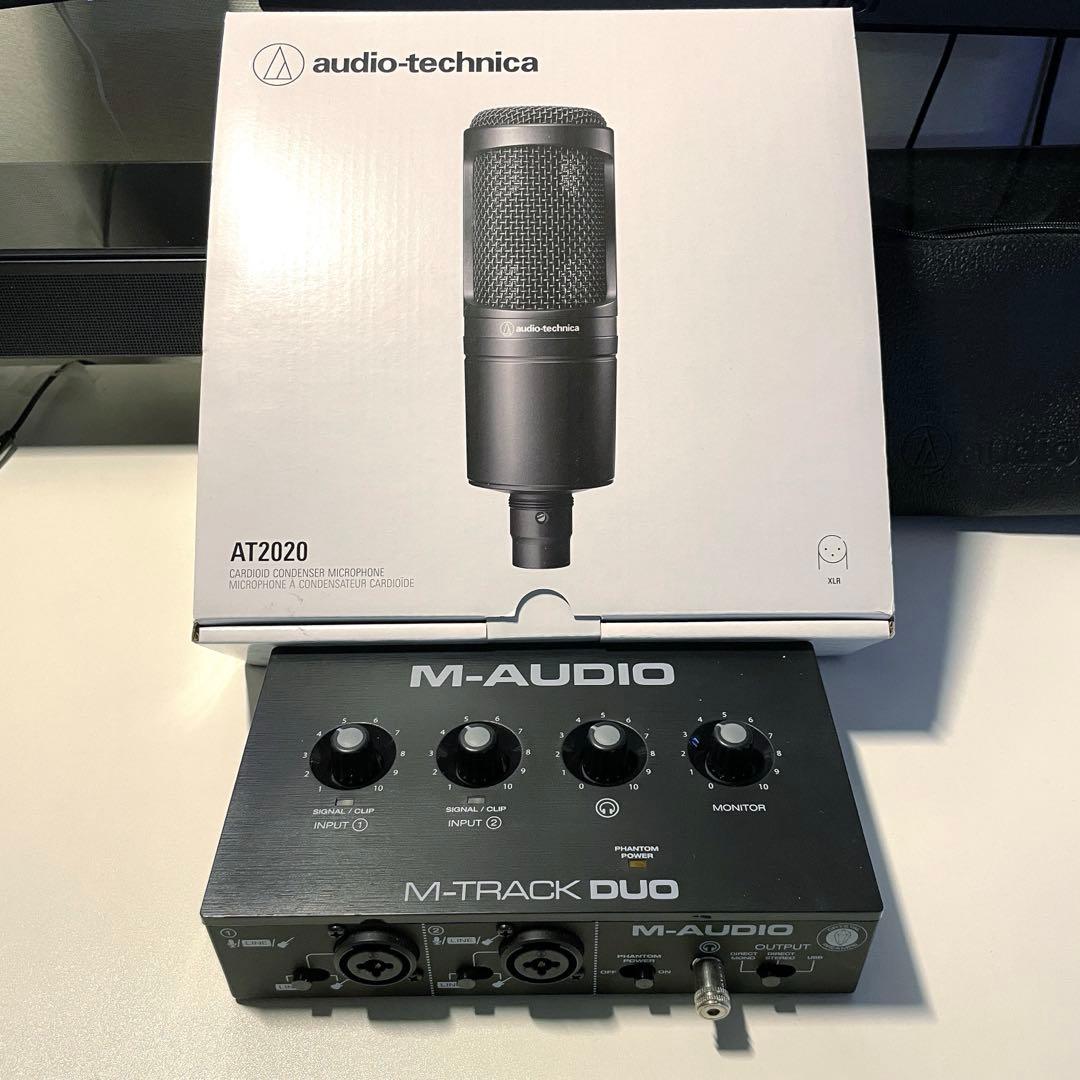 AT2020 オーディオインターフェイス セット M-Audio