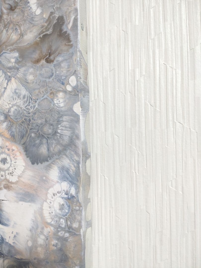 ウサギの油絵【兎伯爵】1点物の原画/作者サイン入り/F8号キャンバス