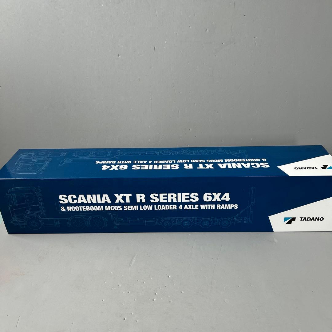 1/50 SCANIA XT ミドルルーフ Nooteboom 低床トレラー