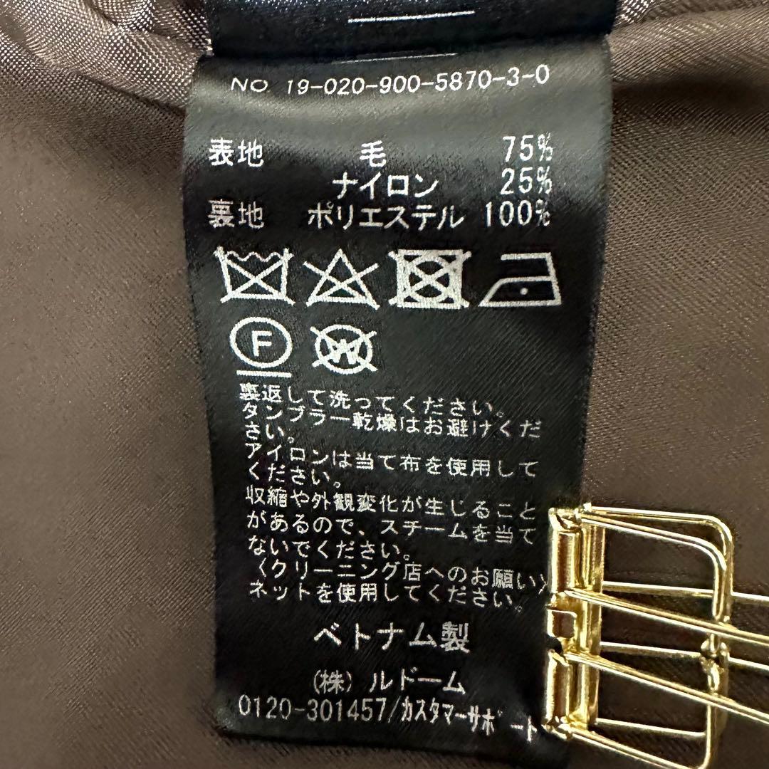 IENA　MANTECO　オーバーチェスターコート　ウール　ロングコート　イエナ