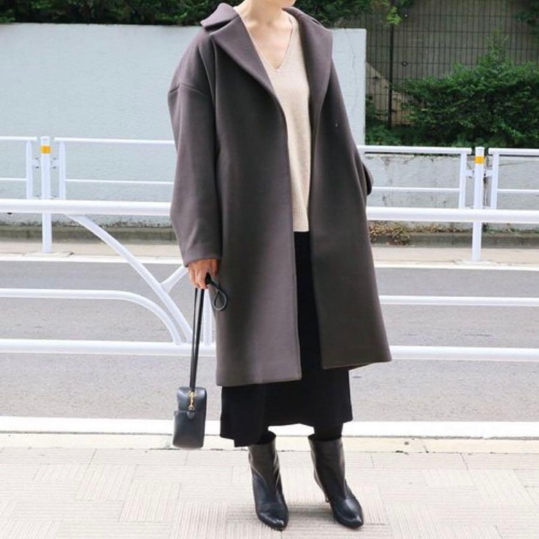 IENA　MANTECO　オーバーチェスターコート　ウール　ロングコート　イエナ